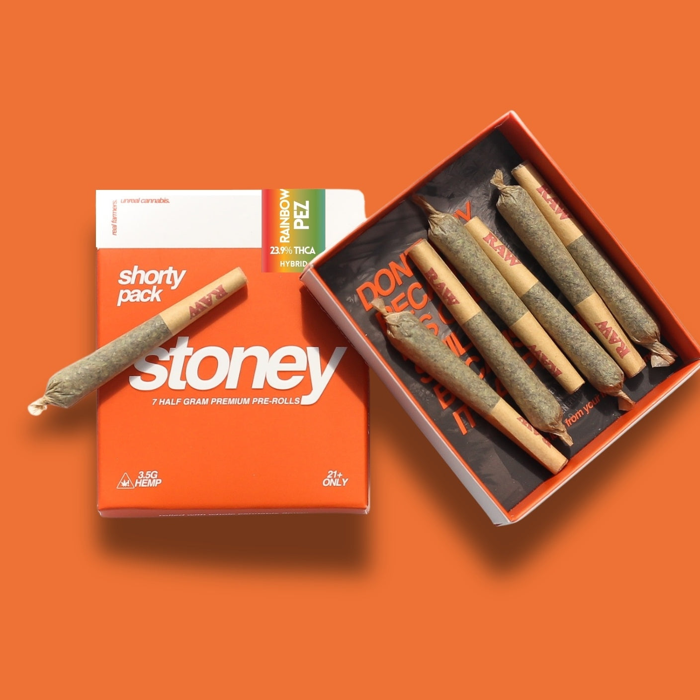 Rainbow Pez THCA Shorty Pack
