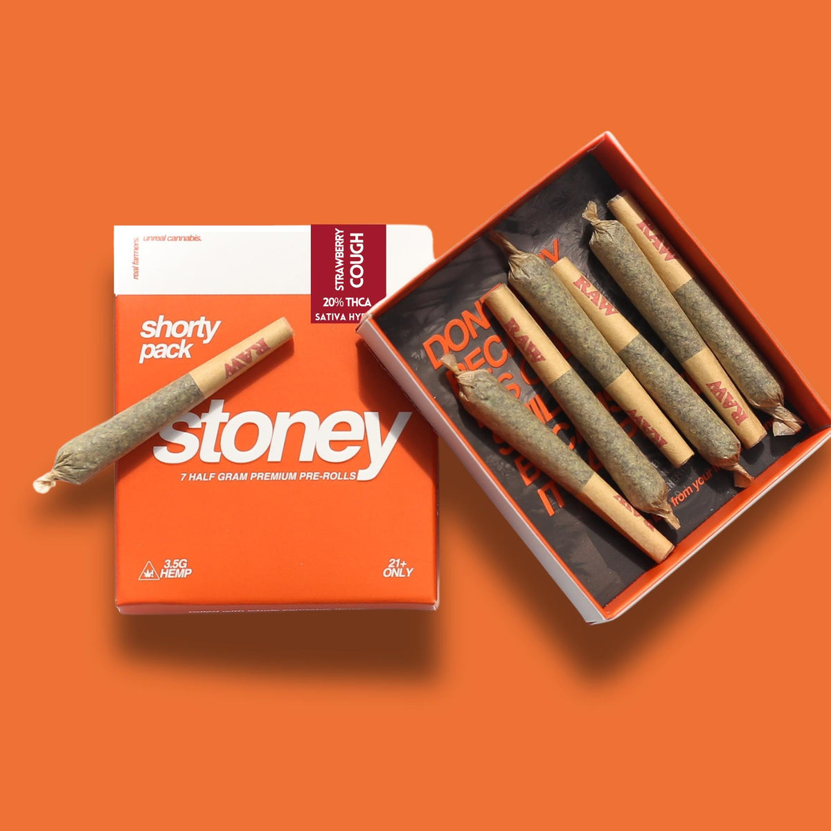 Strawberry Cough THCA Shorty Pack